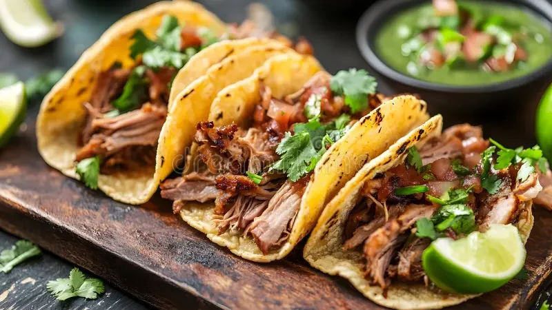 These slow cooker shredded beef tacos are rich, juicy, and full of deep, comforting flavor.